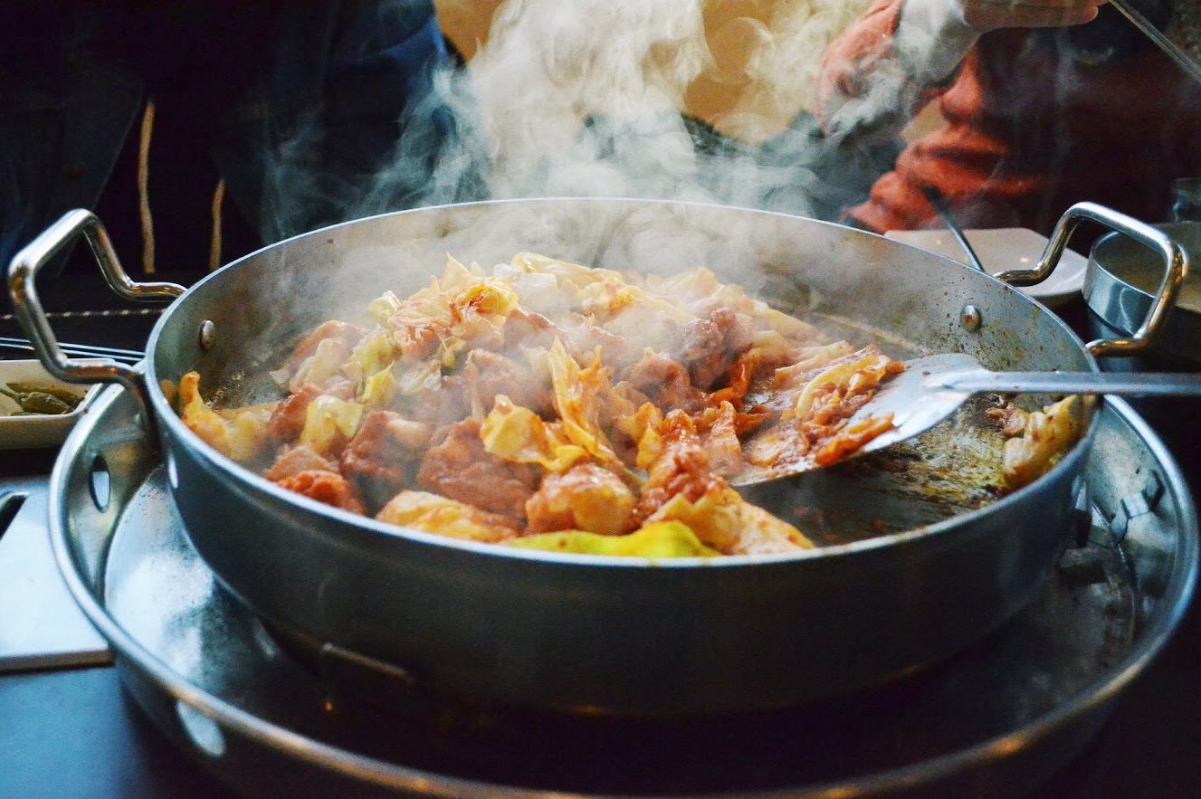 korean food dakgalbi